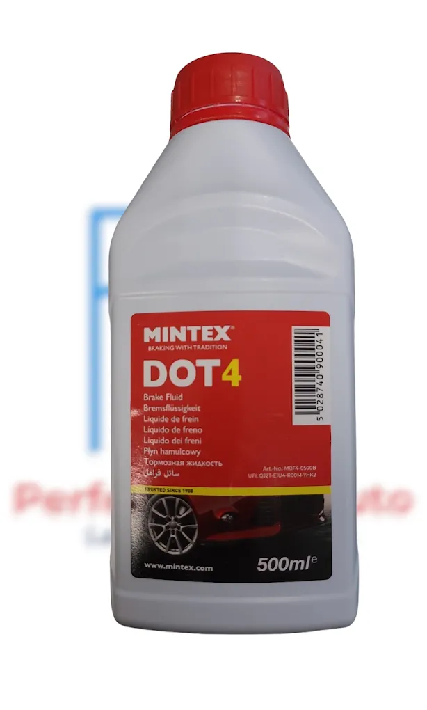 Bidon de liquide de frein Mintex DOT 4 de 500 ml